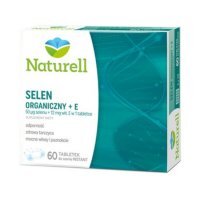 Naturell Selen organiczny + witamina E, tabletki do ssania, 60 szt.