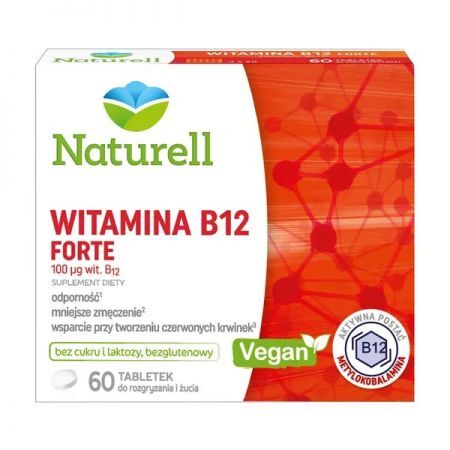 Naturell Witamina B12 Forte, tabletki, 60 szt.