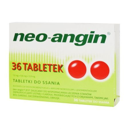 Neo-Angin z cukrem 36 tabletek do ssania