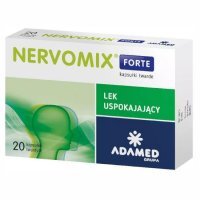 Nervomix Forte 210 mg + 52,5 mg + 52,5 mg + 35 mg, 20 kapsułek