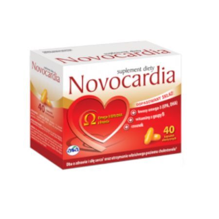 Novocardia, kapsułki elastyczne, 40 szt.