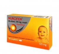 Nurofen dla dzieci 125 mg 10 czopków