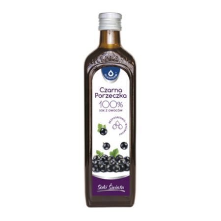Oleofarm, sok z owoców czarnej porzeczki, 490 ml