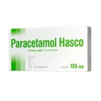 Paracetamol Hasco 125 mg, czopki doodbytnicze, 10 czokpów