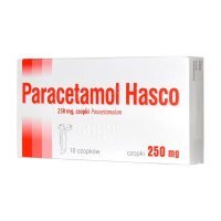 Paracetamol Hasco 250 mg 10 czopków doodbytniczych