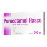 Paracetamol Hasco 500 mg 10 czopków