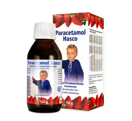 Paracetamol Hasco truskawkowy 120mg/5 ml 150g