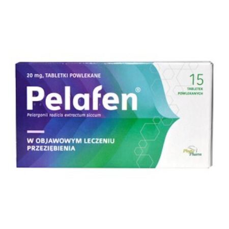 Pelafen 20 mg, 15 tabletek powlekanych