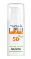 Pharmaceris S, krem ochronny dla skóry trądzikowej, mieszanej i tłustej SPF 50+, 50 ml
