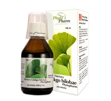 PhytoPharm, Tinctura Ginko Bilobae, 100 ml
