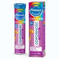 Plusssz Junior Odporność Complex, dla dzieci powyżej 3 lat, tabletki musujące, 20 szt.