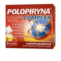 Polopiryna Complex, proszek do sporządzania roztworu doustnego, 8 szt.