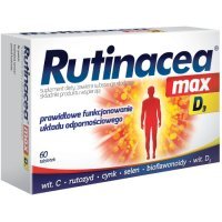 Rutinacea Max D3, tabletki, 60 szt.