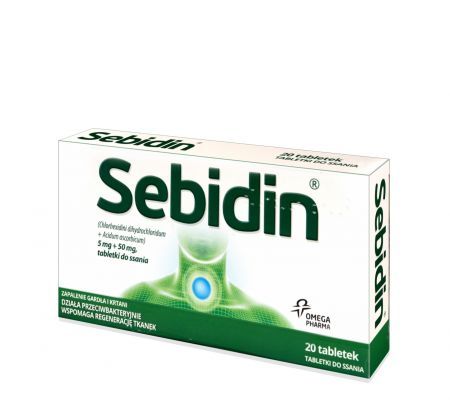 Sebidin 20 tabletek