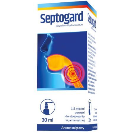 Septogard aerozol 1,5mg/ml 30ml