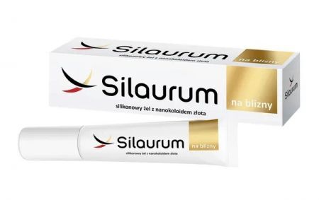 Silaurum, silikonowy żel na blizny z nanokoloidami złota, 15 ml