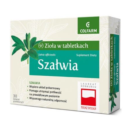 Szałwia, tabletki, 30 szt.