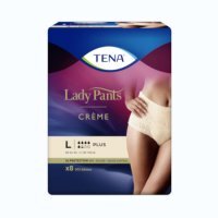 TENA Lady Pants Plus Creme L (95-130 cm), bielizna chłonna, 8 sztuk
