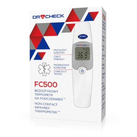 Termometr Dr.Check, FC500, bezdotykowy na podczerwień, 1 szt.