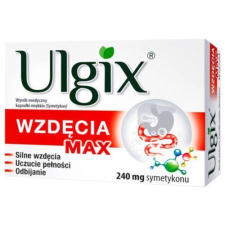 Ulgix Wzdęcia Max, 240 mg, kapsułki miękkie, 15 szt.