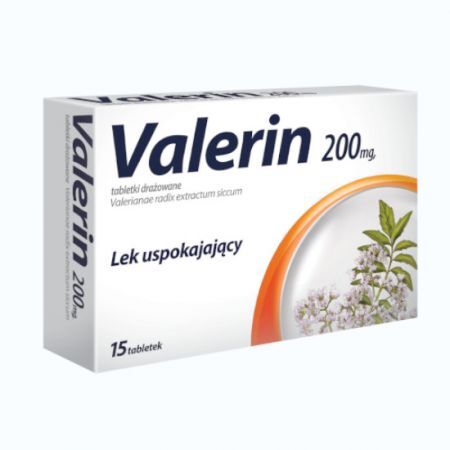 Valerin 200 mg x 15 tabletek drazowanych