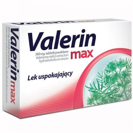 Valerin Max 360 mg, 10 tabletek powlekanych