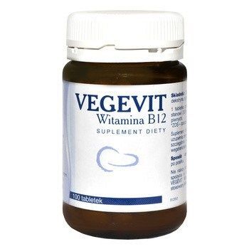 Vegevit, Witamina B12, tabletki, 100 szt.