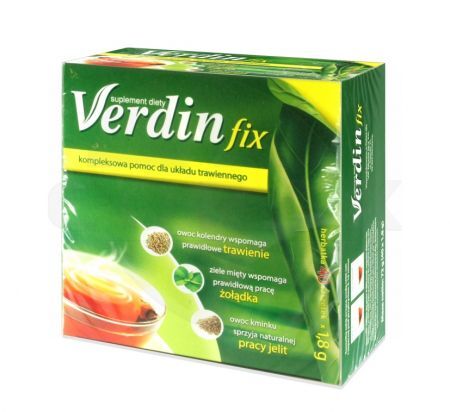 Verdin Fix, zioła do zaparzania, saszetki, 40 szt.