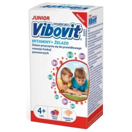 Vibovit Junior Witaminy + Żelazo 30 tabletek