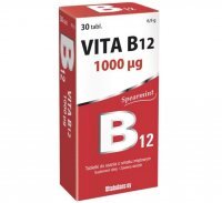 Vita B12, 1000 mcg, tabletki do ssania, 30 szt.