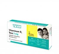 Vitaminum B2 TEVA 3 mg 50 drażetek