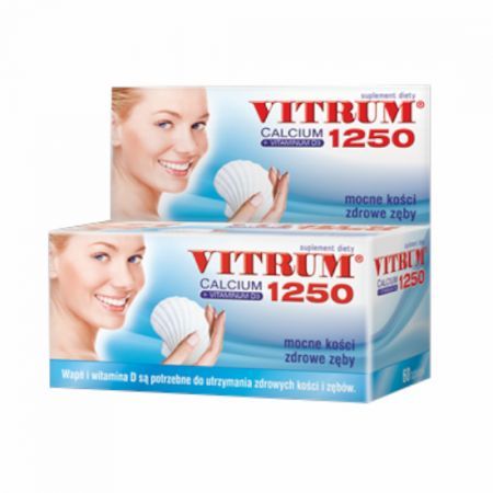 Vitrum Calcium 1250+Vitaminum D3 60t