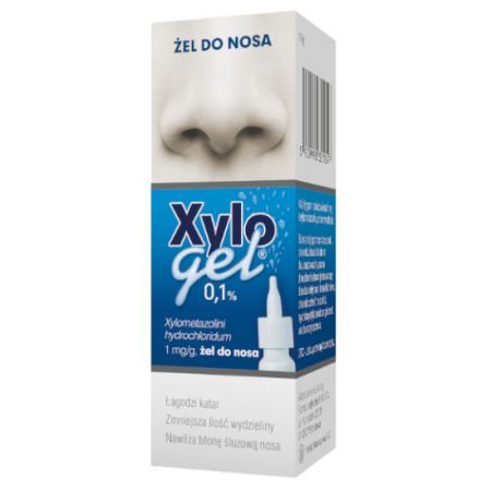 Xylogel 0,1% 1mg/ g, żel do nosa, 10 g