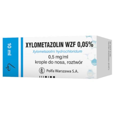 Xylometazolin WZF 0.05% krople do nosa 10ml