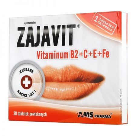 ZAJAVIT (Vitaminum  B2+C+E+Fe) 30tabl#