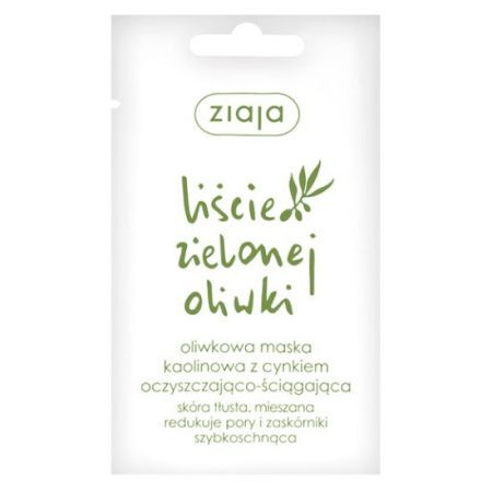 Ziaja, Liście Zielonej Oliwki, oliwkowa maseczka kaolinowa, saszetka, 7 ml